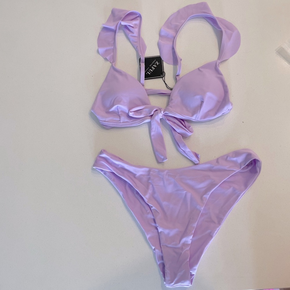 Zaful bikini light purple (top & bottom) - L